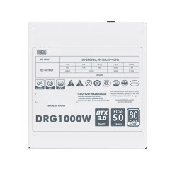 Dragos EnergyFlow DRG1000W 13.5Cm Fan 1000W 80+ Gold PCIe Gen 5.0 ATX 3.0 Full Modüler PSU Beyaz - 6