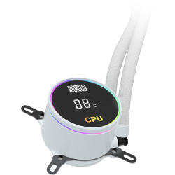 Dragos FrostBite V2 Dijital Isı Göstergeli ARGB 240mm Beyaz İşlemci Sıvı Soğutucu - 5