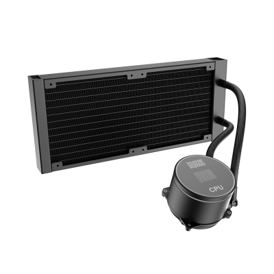 Dragos FrostBite V2 Dijital Isı Göstergeli ARGB 240mm Siyah İşlemci Sıvı Soğutucu - 7