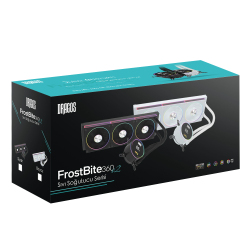 Dragos FrostBite V2 Dijital Isı Göstergeli ARGB 360mm Beyaz İşlemci Sıvı Soğutucu - 8