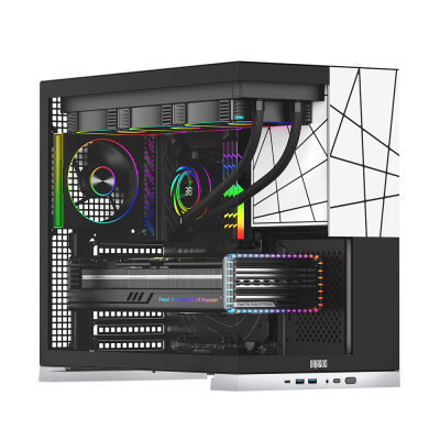 Dragos Prizma 5x Argb Fan Type-C 750W 80+ Bronze PCIe 5.1 ATX 3.0 ATX Mid Tower Kasa Beyaz - 1