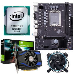 Dragos Pro H610M-E M.2 DDR4 - Turbox Venus 2GB GT730 128Bit GDDR5 - Intel® Core™ i5 12400F Bundle Paket - Turbox