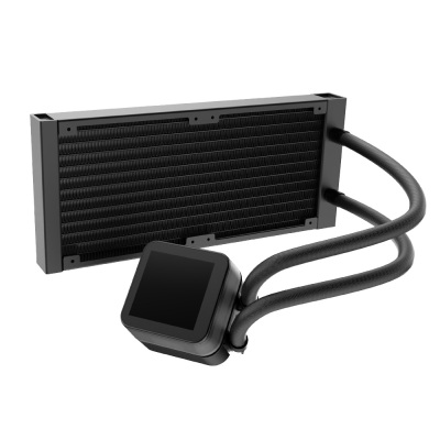 Dragos Rock LCD Ekranlı 240mm ARGB Siyah İşlemci Sıvı Soğutucu - 5