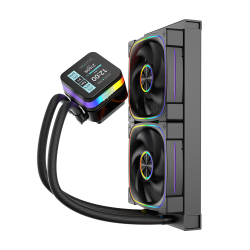 Dragos Rock LCD Ekranlı 240mm ARGB Siyah İşlemci Sıvı Soğutucu - Dragos (3)