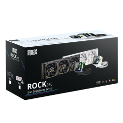 Dragos Rock LCD Ekranlı 360mm ARGB Siyah İşlemci Sıvı Soğutucu - 8