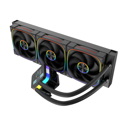Dragos Rock LCD Ekranlı 360mm ARGB Siyah İşlemci Sıvı Soğutucu - 2