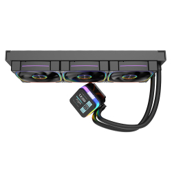 Dragos Rock LCD Ekranlı 360mm ARGB Siyah İşlemci Sıvı Soğutucu - 3