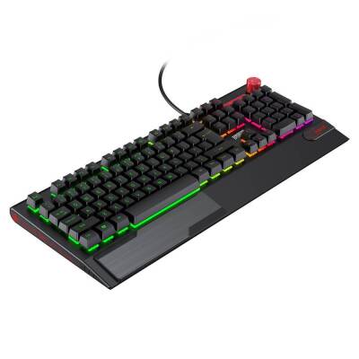Dragos Sirius - MK019 USB Kablolu Full Rgb Makro Gaming Mekanik Klavye Mekanik Bilek Destekli Blue Switch Mekanik RGB Gaming Klavye - 2