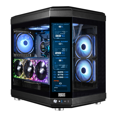 Dragos Thunder intel Ultra 9 285K 64GB DDR5 Ram 2TB 4.0 NVMe 16GB RTX4070Ti Super Oyun Hazır Sistem - 1