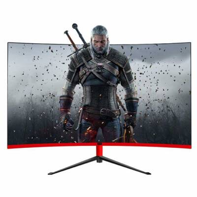 Dragos WarTron G-271FG 1ms 165Hz Hdmi Dp 1920x1080 27 inç Monitör(Curved-R1800) Multimedia Hoparlörlü - 1