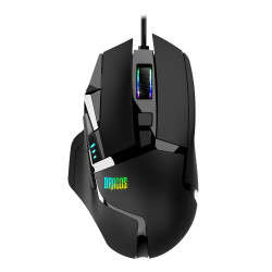 Dragos XM92 20000 DPI Kablolu Siyah RGB Oyuncu Mouse - 1