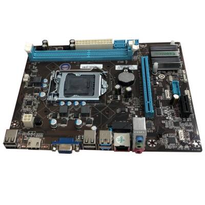 Esonic H61FEL-U Sata Ddr3 1600MHz Usb 2.0 Vga Hdmi Ses Lan 1155P 2.3.Gen Anakart - 1