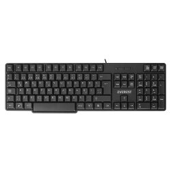 Everest KB-517U USB Kablolu Siyah Standart Q Klavye Outlet - Everest (2)