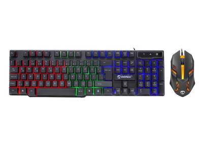 Everest KM-G77 X-Vayne USB Kablolu Siyah Gaming Standart Q Rainbow Aydınlatmalı Klavye ve Mouse Set - 1