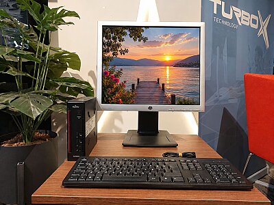 FUJİTSU ESPİRİMO Q556 İ7 8.GEN 16GB DDR4 512GB SSD 1X/DP WİN10 PRO MASAÜSTÜ BİLGİSAYAR(2.EL MİNİ PC) - 1