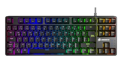 GameBooster G23B Enigma TKL Rainbow Aydınlatmalı Red Switch Mekanik Siyah Gaming Klavye - 1