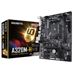 Gigabyte GA-A320M-H Sata,M2 Ddr4 2133MHz Usb 3.1 Dvi Hdmi Ses G.Lan Am4 Anakart - 1