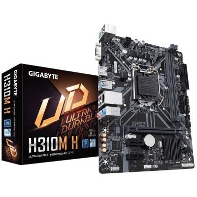 Gigabyte H310M H 1.1 Sata Ddr4 2666MHz Usb 3.1 Vga Hdmi Ses G.Lan 1151P Anakart - 1