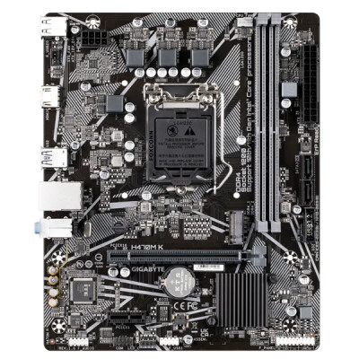 Gigabyte H470M K 1.0 Sata,M2 Ddr4 3200MHz Usb 3.2 Hdmi Ses G.Lan 1200P mATX Anakart - Gigabyte