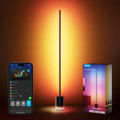 Govee Ayaklı Lamba 2 RGBICWW Akıllı Dikey Aydınlatma (Wi-Fi ve Bluetooth Destekli, Alexa ve Google Assistant Uyumlu) H607C311 - 3