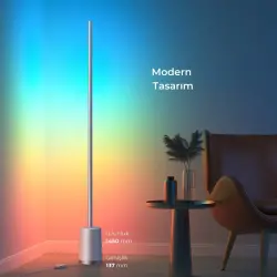 Govee Lyra RGBICWW Köşe Lambası-Gri H6072382 - Govee (1)