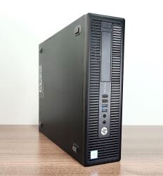 HP 800 G1 İ5 4.NESİL 16 GB DDR3 RAM 256 GB SSD WİN10 DP/VGA MASAÜSTÜ BİLGİSAYAR (2.EL YATAY KASA) 22