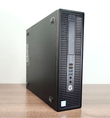 HP 800 G1 İ5 4.NESİL 16 GB DDR3 RAM 256 GB SSD WİN10 DP/VGA MASAÜSTÜ BİLGİSAYAR (2.EL YATAY KASA) 22