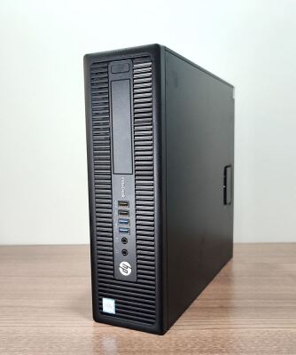 HP 800 G1 İ5 4.NESİL 8 GB DDR3 RAM 256 GB SSD WİN10 DP/VGA MASAÜSTÜ BİLGİSAYAR (2.EL YATAY KASA) 19