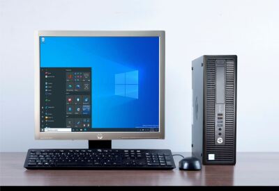 HP 800 G1 İ5 4.NESİL 8 GB DDR3 RAM 256 GB SSD WİN10 DP/VGA MASAÜSTÜ BİLGİSAYAR (2.EL YATAY KASA) 19