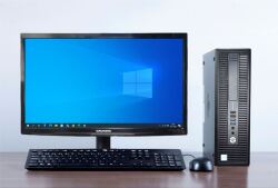 HP 800 G1 İ7 4.NESİL 32 GB DDR3 RAM 256 GB SSD WİN10 DP/VGA MASAÜSTÜ BİLGİSAYAR (2.EL YATAY KASA) 22