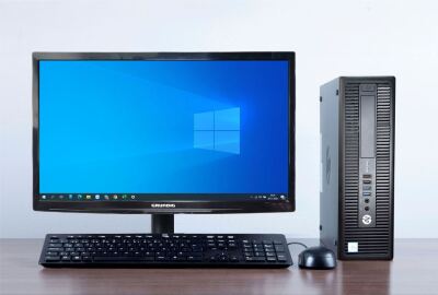 HP 800 G1 İ7 4.NESİL 32 GB DDR3 RAM 256 GB SSD WİN10 DP/VGA MASAÜSTÜ BİLGİSAYAR (2.EL YATAY KASA) 22