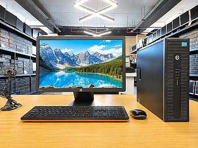 HP 800 G1 İ7 4.NESİL 32 GB DDR3 RAM 256 GB SSD WİN10 DP/VGA MASAÜSTÜ BİLGİSAYAR (2.EL YATAY KASA) 22