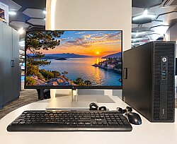 HP 800 G1 İ7 4.NESİL 32 GB DDR3 RAM 256 GB SSD WİN10 DP/VGA MASAÜSTÜ BİLGİSAYAR (2.EL YATAY KASA)-23.8