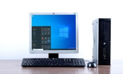 HP Compaq 8000 Elite Core2 Duo E8400 8Gb Ddr3 128Gb SSD O/B Vga Win7 Pro Masaüstü Bilgisayar(Yatay 2.El) 19