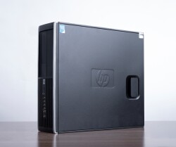 HP Compaq 8000 Elite Core2 Duo E8400 8Gb Ddr3 128Gb SSD O/B Vga Win7 Pro Masaüstü Bilgisayar(Yatay 2.El) 19