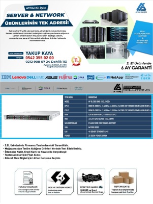 HP DL360 GEN9 XEON E5-2680 V4 2X CPU 8X16GB 128 GB DDR4 RAM 3X1,2 TB 12G SAS HDD P440AR + BATTERY 2X 500W POWER - 2