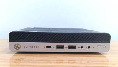 Hp Elitedesk 800 G4 i5 8.Gen 8Gb Ddr4 256Gb SSD O/B Vga Wın 10 WİFİ Masaüstü Bilgisayar(MİNİ PC) - 1