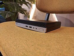 Hp EliteDesk 800 G5 i5 9.Gen 8Gb Ddr4 256GB NVMe O/B DP/VGA Masaüstü Bilgisayar(Ultra Slim Mini PC 2.EL) - Hp (2)