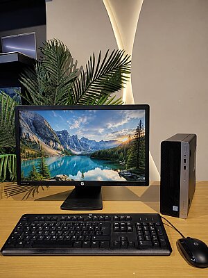 HP PRODESK 405 G4 SFF AMD RYZEN 5 PRO 2400G 8 GB RAM 256 GB M.2 NVME 23