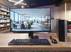 HP PRODESK 405 G4 SFF AMD RYZEN 5 PRO 2400G 8 GB RAM 256 GB M.2 NVME VGA/DP 27