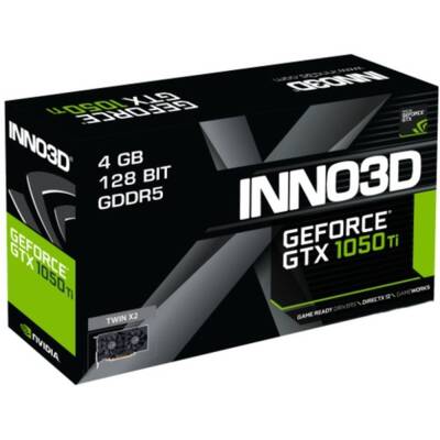 Inno3D GTX1050Ti Twin x2 Nvidia GDDR5 128Bit Dvi Hdmi Dp Çift Fan 4GB Ekran Kartı - 1
