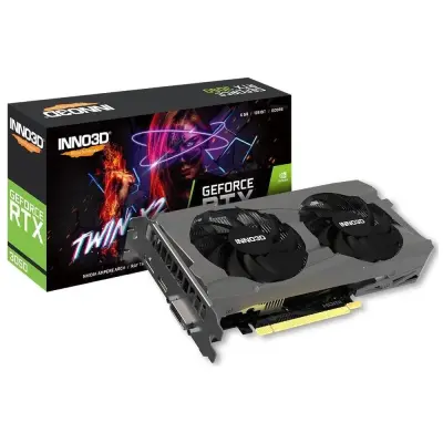 Inno3D ASUS RTX3050 Twin x2 Nvidia GDDR6 96Bit Hdmi.Display Çift Fan 6GB Ekran Kartı - 2