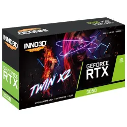 Inno3D ASUS RTX3050 Twin x2 Nvidia GDDR6 96Bit Hdmi.Display Çift Fan 6GB Ekran Kartı - 1