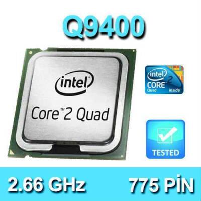 Intel Core 2 Quad Q9400 2.66Ghz 6Mb 4 Çekirdek 775P Fansız Tray İşlemci - 1
