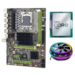 Intel Core i7 920 İşlemci + Turbox X58 Pro 1366P Anakart + Turbox Boomer TRUF01 Fan 3lü Bundle Paket - 1