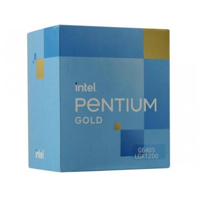 Intel Pentium Gold G6405 4.10GHz 4Mb 2 Çekirdek 1200P Box İşlemci - 1