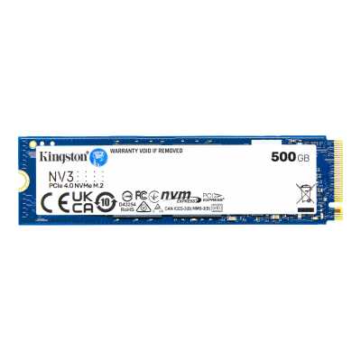 Kingston Nv3 Snv3s 500gb 5.000/3.000mb/s Gen 4x4 NVME M.2 SSD - 1