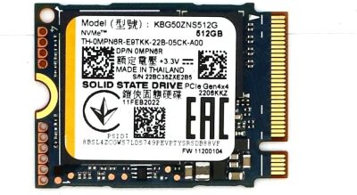 Kioxia KBG Series 256GB 2230 NVMe M.2 SSD (Kutusuz) - 1