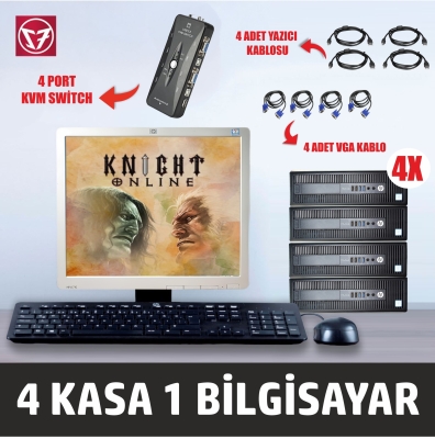 Knight Online 4'LÜ SET i5 4.Nesil 16 RAM 256SSD KVMLİ FARM PAKET - 1