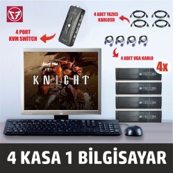 Knight Online 4'LÜ SET i5 4.Nesil 8 RAM 256SSD KVMLİ FARM PAKET - 